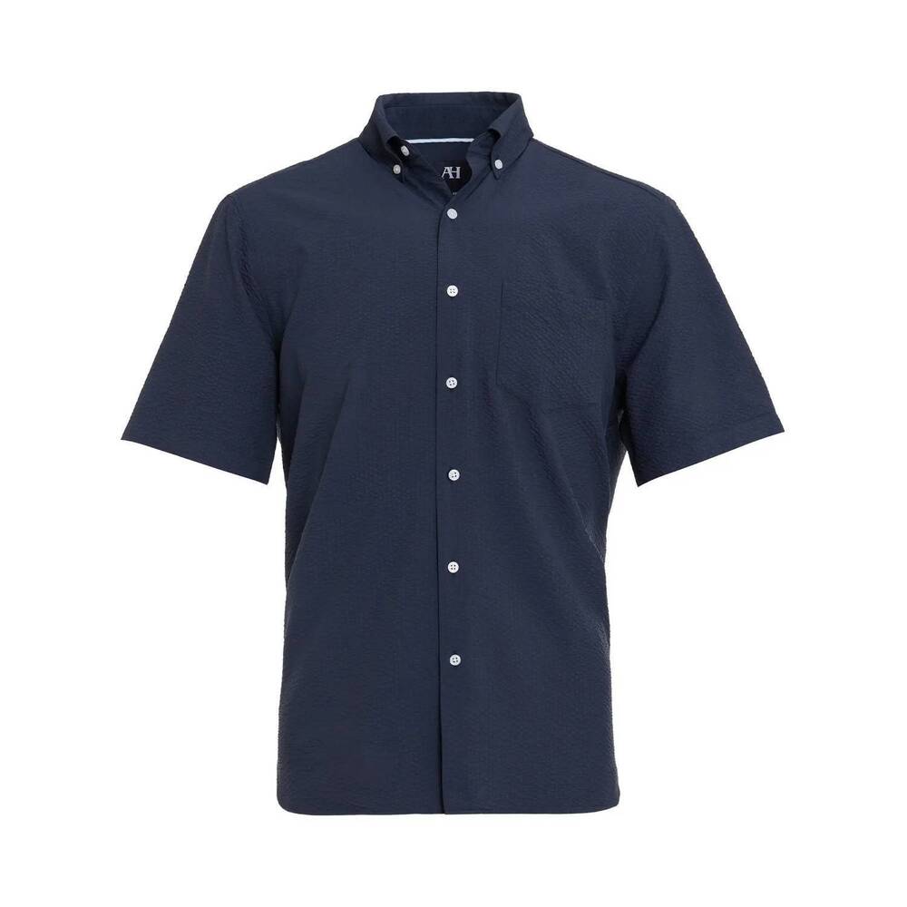 NEW AMERICAN HERITAGE men's capitola short sleeve shirt in navy
